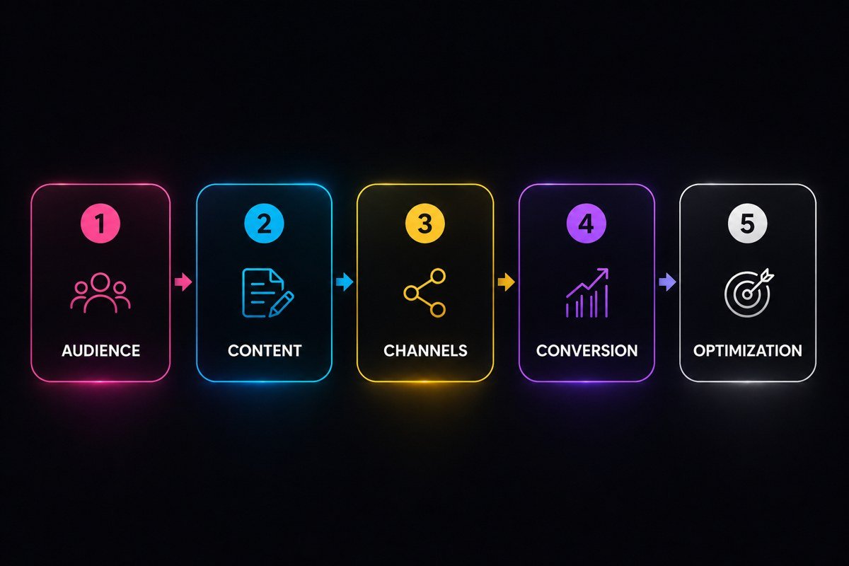 Digital Marketing Strategies That Drive Real Business Results workflow